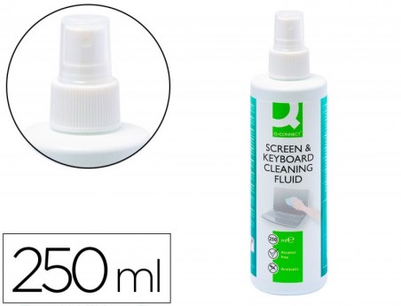 SPRAY DE LIMPEZA Q-CONNECT PARA ECRAS E TECLADOS