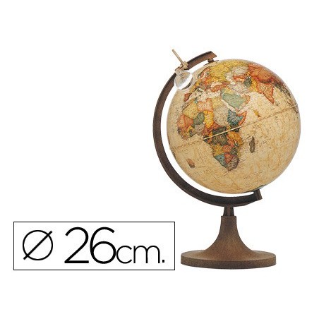 GLOBO COM LUZ MARCO POLO COM 26 CM DIAMETRO