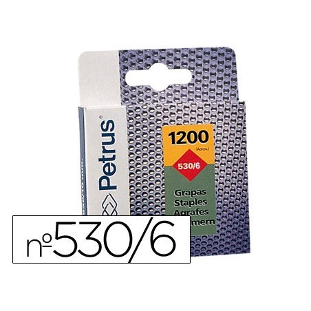 AGRAFES PETRUS PARA CRAVADORA, CAIXA 1200. - N.  530/6