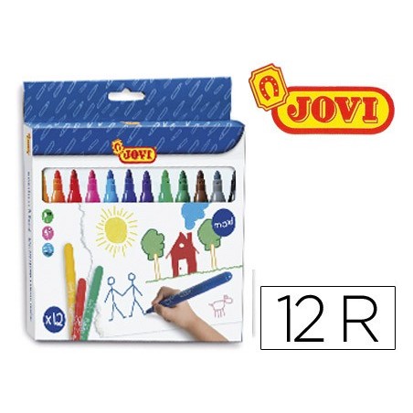 MARCADOR MAXI JOVI CORES SORTIDAS 12 UNIDADES