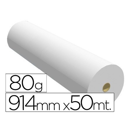 PAPEL PARA REPROGRAFIA 80 GRS. 914 MM X 50 MTS