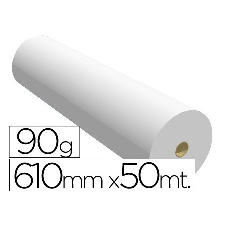 PAPEL PARA REPROGRAFIA 90 GRS. 610 MM X 50 MTS