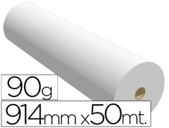 PAPEL PARA REPROGRAFIA 90 GRS. 914 MM X 50 MTS