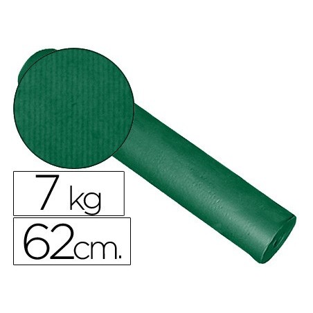PAPEL FANTASIA KRAFT LISO VERDE 62CM - 7KG