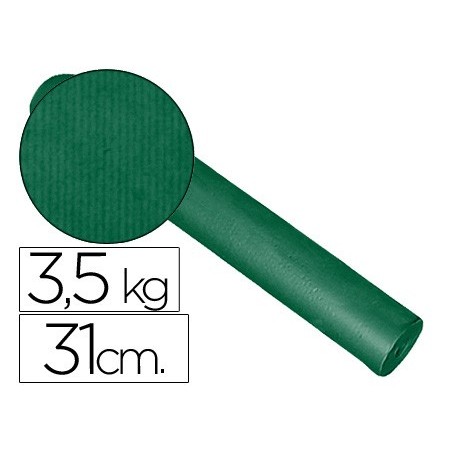 PAPEL FANTASIA KRAFT LISO VERDE 31CM - 3.5 KG