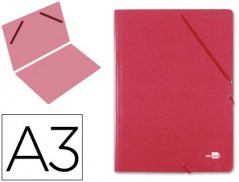PASTA DE ELASTICOS LIDERPAPEL, A3, VERMELHO