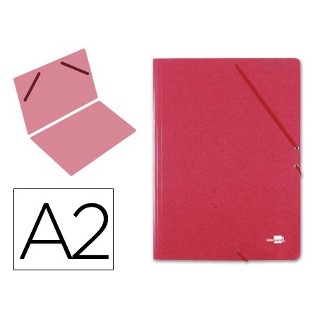 PASTA DE ELASTICOS LIDERPAPEL, A2, VERMELHO