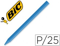 LAPIS CERA UNICOLOR COM 25 LAPIS AZUL CLARO