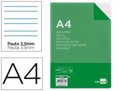 RECARGA LIDERPAPEL FOLIO 100 F 4TF-09 2 LINHAS PAUTA LARGA 4