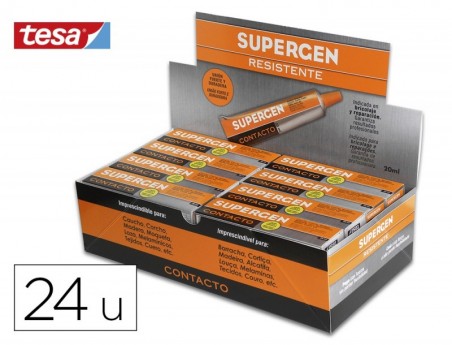 24un COLA DE CONTACTO SUPERGEN 22CC