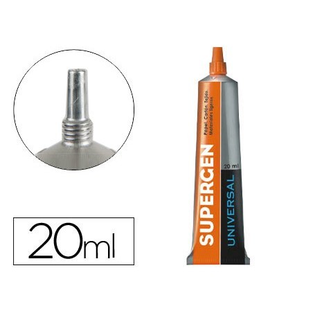 24un COLA SUPERGEN TRANSPARENTE 22CC-UNIDADE