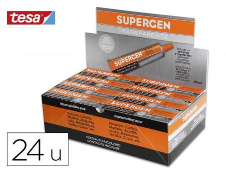 24un COLA SUPERGEN CONTACTO 45 CC -UNIDADE