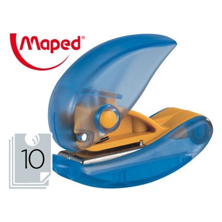 18un PERFURADOR MAPED PUNICHITO, 1 FURO, CAPACIDADE PARA 10