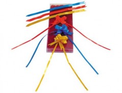 100un FITA P/LACOS VERMELHA 25,5X1,3CM