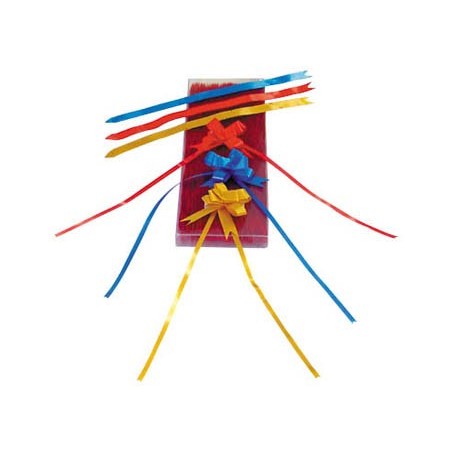 100un FITA P/LACOS VERMELHA 25,5X1,3CM