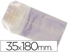 10un SACO CELOFANE 35X180MM PACK 100
