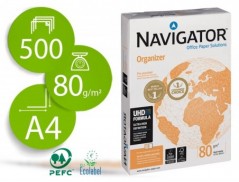 PAPEL FOTOCOPIA NAVIGATOR, A4, EMB. 500 FOLHAS, 80 GRS