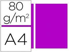 PAPEL DE COR LIDERPAPEL A4, EMB. 100 FLS, FUCSIA
