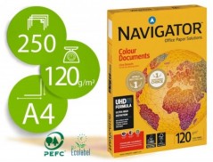 PAPEL FOTOCOPIA NAVIGATOR, A4, EMB. 250 FOLHAS, 120 GRS