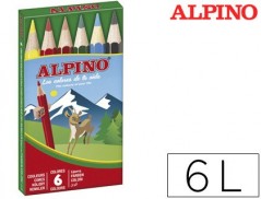 12un LAPIS DE CORES ALPINO. 6 UNIDADES
