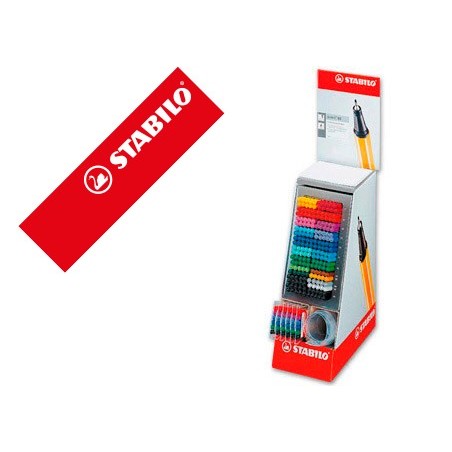 MARCADOR STABILO PONTA DE FIBRA PONTA FINA -EXPOSITOR DE 236