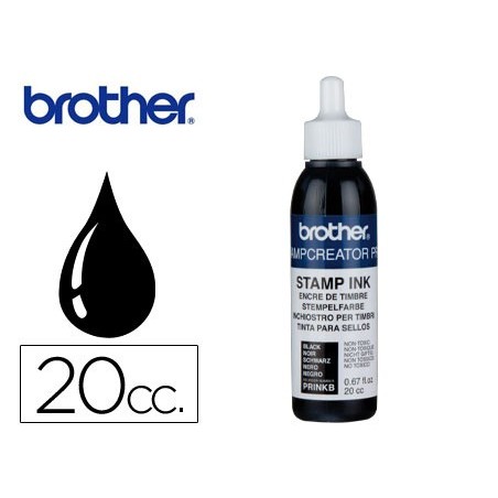 RECARGA DE TINTA BROTHER PR-INK-B COR PRETO PARA CARIMBOS AU