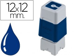 6un CARIMBO AUTOMATICO BROTHER 12 MM X 12 MM AZUL