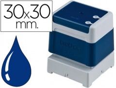 6un CARIMBO AUTOMATICO BROTHER 30 MM X 30 MM AZUL