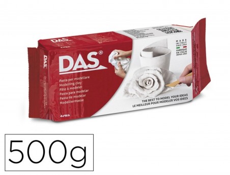 PASTA PARA MODELAR DAS 500 GRS BRANCO