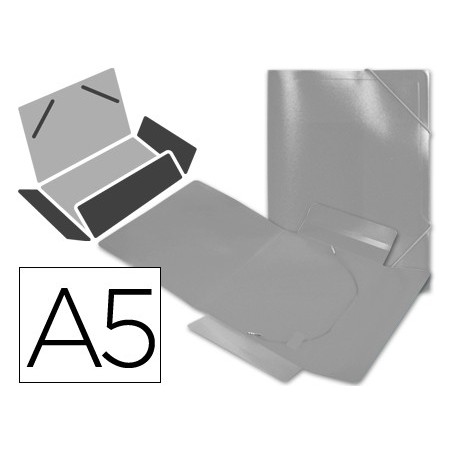 PASTA DE ELASTICOS EM POLIPROPILENO BEAUTONE, A5, TRANSPAREN