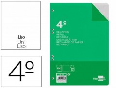 RECARGA LIDERPAPEL QUARTO 100 F 6TC-10 LISO 6 FUROS UNIVERSA