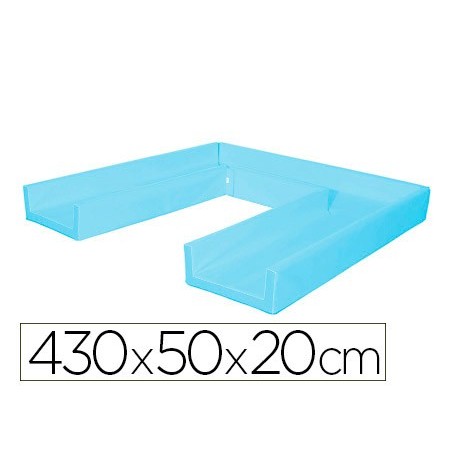 CIRCUITO MODULAR DE SUMO DIDACTIC 430X50X20 CM CELESTE