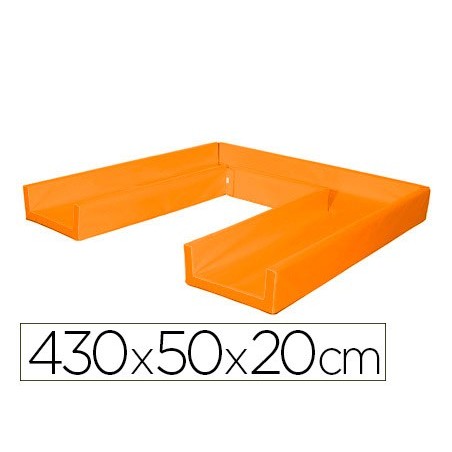 CIRCUITO MODULAR DE SUMO DIDACTIC 430X50X20 CM LARANJA