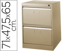 FICHEIRO METALICO PARA CAPAS DE SUSPENSAO COM 2 GAVETAS 710