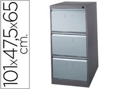 FICHEIRO METALICO PARA CAPAS DE SUSPENSAO COM 3 GAVETAS 1010