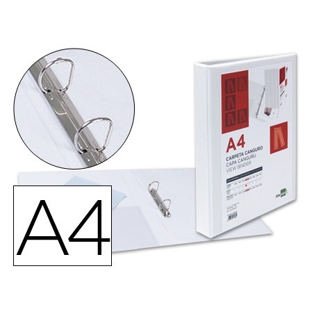 PASTA CANGURU LIDERPAPEL, A4, 2 ANEIS DE 25 MM