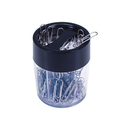 PORTA-CLIPS DE PLASTICO, REDONDO, Q-CONNECT