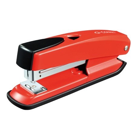 AGRAFADOR Q-CONNECT, PLASTICO ABS - VERMELHO