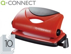 PERFURADOR Q-CONNECT, CAP. 10-12 FOLHAS - VERMELHO