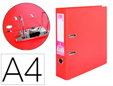 PASTA DE ARQUIVO LIDERPAPEL DOCUMENTA PVC A4, 70 MM, VERMELH