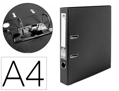 PASTA DE ARQUIVO LIDERPAPEL DOCUMENTA PVC A4, 45 MM, PRETA