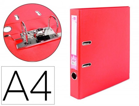 PASTA DE ARQUIVO LIDERPAPEL DOCUMENTA PVC A4, 45 MM, VERMELH