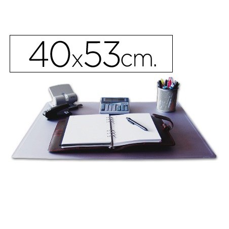 BASE SECRETARIA Q-CONNECT -TRANSPARENTE - 400X530 MM.