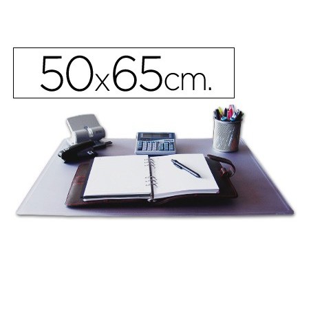 BASE SECRETARIA Q-CONNECT -TRANSPARENTE - 500X650 MM.