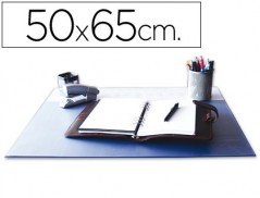 BASE SECRETARIA Q-CONNECT, PVC, AZUL, 500X650 MM.