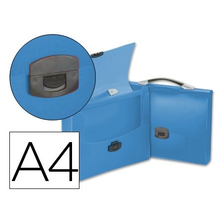 PASTA PORTA DOCUMENTOS BEAUTONE POLIPROPILENO DIN-A4 AZUL TR