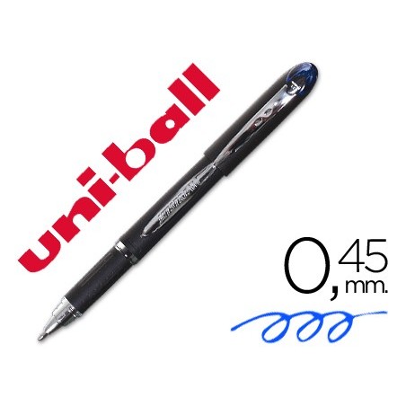 12un MARCADOR UNI-BALL ROLLER SX-210 AZUL
