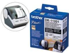 ETIQUETAS PRE-CORTADAS BROTHER DK11201 BRANCA 29 MM X 90 MM
