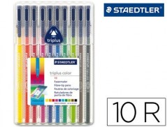 MARCADOR TRIPLUS STAEDTLER 10 UNIDADES