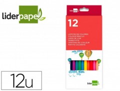 LAPIS DE COR LIDERPAPEL. 12 UNIDADES